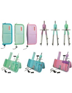 Astuccio con Balaustrone e Accessori Arda Fluo e Pastel 6pz
