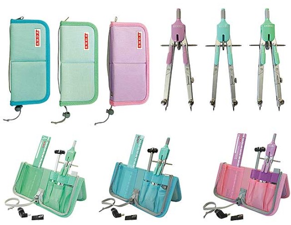Astuccio con Balaustrone e Accessori Arda Fluo e Pastel 6pz