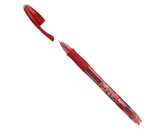 BIRO BIC GELOCITY ILLUSION ROSSO CANCELLABILE