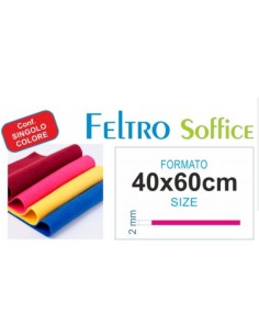FOGLIO FELTRO SOFFICE FUCSIA