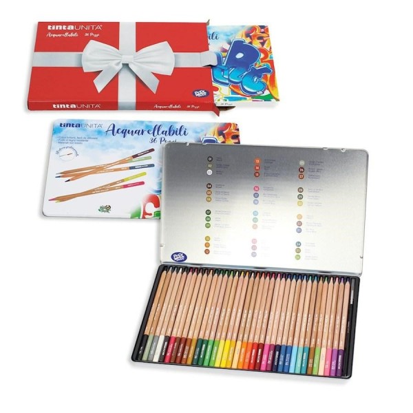 COLORI PASTELLI TINTA UNITA ACQUERELLABILI 36...