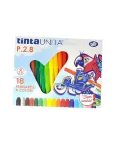 PENNARELLI spirito TintaUnita Pennarello sottile 18pz 2.8