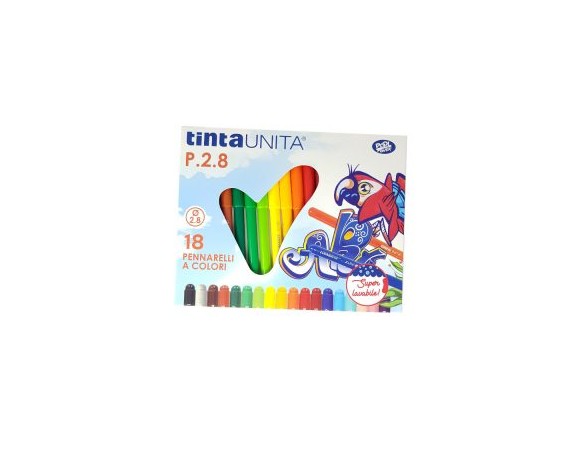 PENNARELLI spirito TintaUnita Pennarello sottile 18pz 2.8