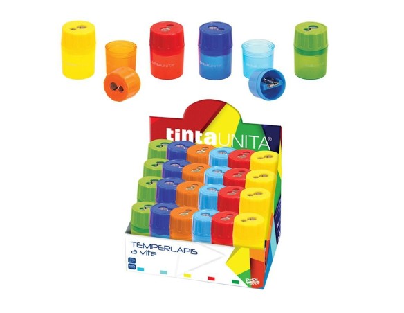 TemperaMatite 2Fori tappo vite con contenitore Tinta UNITA c.u. ( 885 )