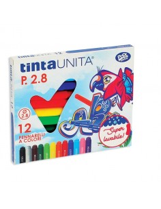 Pennarelli a Spirito TintaUnita Pennarello sottile 12 pz 2.8