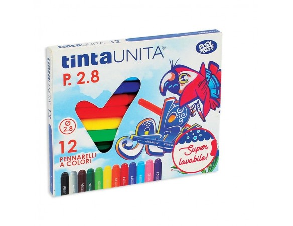 Pennarelli a Spirito TintaUnita Pennarello sottile 12 pz 2.8