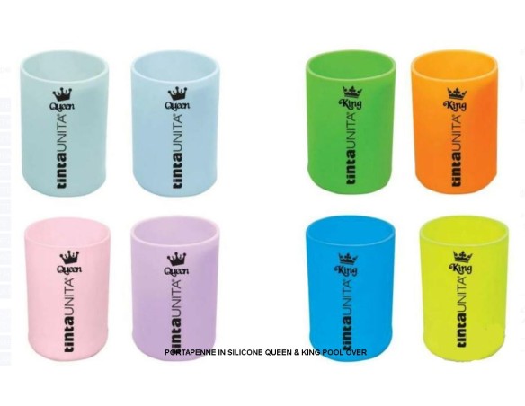 PORTAPENNE IN SILICONE QUEEN & KING POOL OVER TINTA UNITA