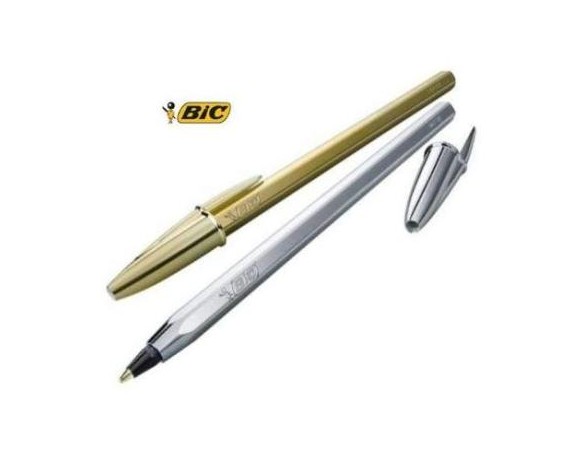 PENNA CELEBRATE SHINE Bic cristal oro/argento