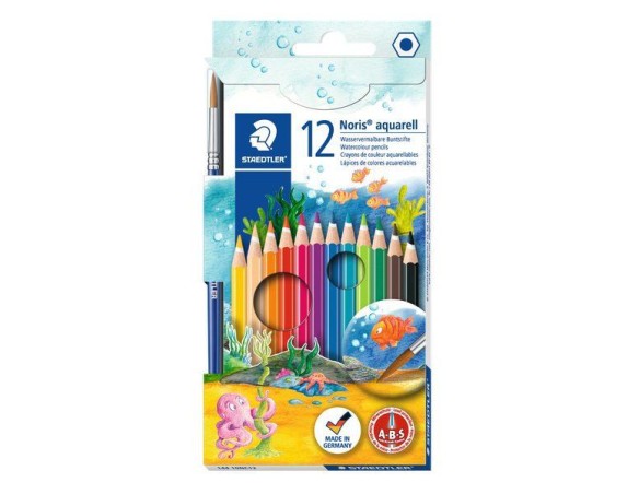 PASTELLI ACQUERELLABILI 12 COLORI NORIS CLUB STAEDTLER (12 COLORI)