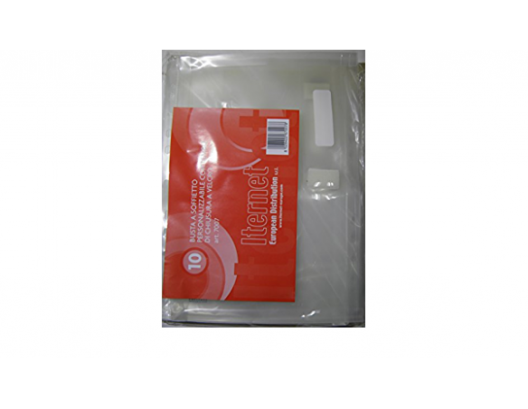 BUSTA PERFORATA CON BOTTONE ITER SOFFIETTO CON VELCRO