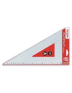 Squadra 60° 30 cm alluminio Arda