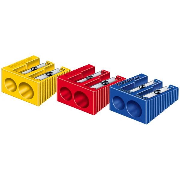 TEMPERAMATITE STAEDTLER 2 FORI IN PLASTICA