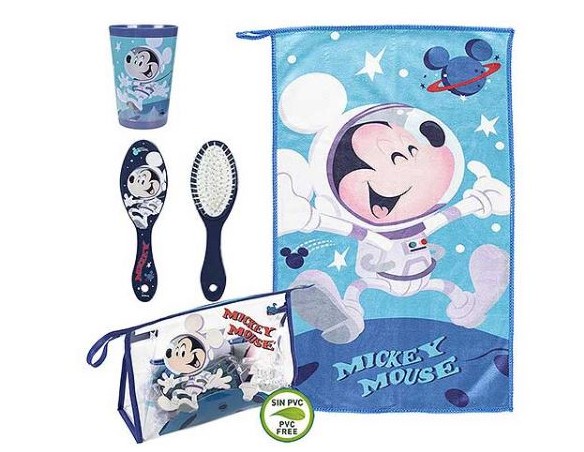 Set Bagno Borsello Viaggio Topolino Mickey