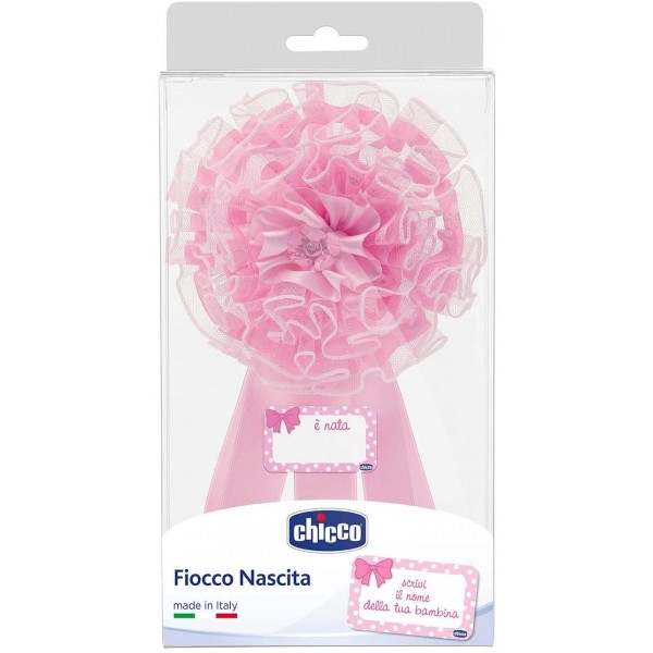 Chicco Fiocco Nascita Bimba con Nome, Fiocco...