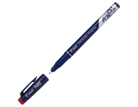 PENNA PILOT PENNARELLO FRIXION FINELINER CANCELLABILE PUNTA 1,3 MM ROSSO