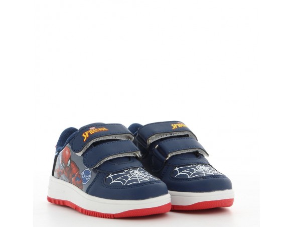 Scarpa Spiderman SPIDER MAN - Sneakers blu con strappi e stampa plastificata personaggio laterale SPI5380 DAL 25 AL 32
