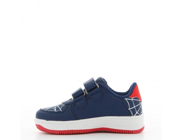 Scarpa Spiderman SPIDER MAN - Sneakers blu con strappi e stampa plastificata personaggio laterale SPI5380 DAL 25 AL 32