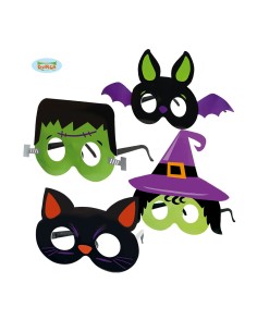 Occhiali Per Halloween Con Strega Gatto Pipistrello E...