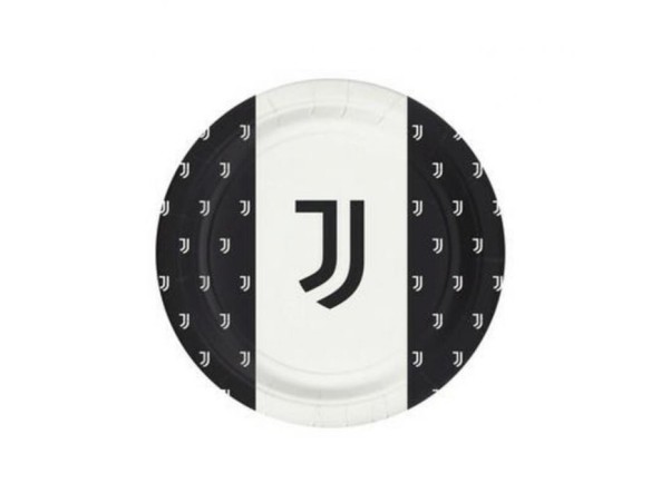 Piatti 23 cm Juve Juventus 8 pz FESTA FESTIVO COMPLEANNO