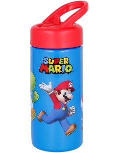 Supermario | Borraccia con Cannuccia Playground 420 ml...