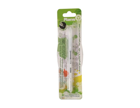 Penna punta eco 0,7 mm a gel inchiostro nero flex