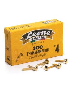 FERMACAMPIONI NUMERO 4 100pz 20mm
