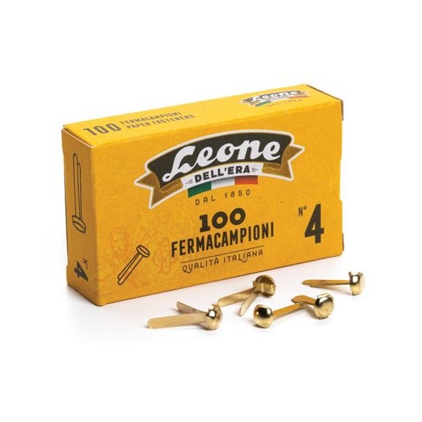 FERMACAMPIONI NUMERO 4 100pz 20mm