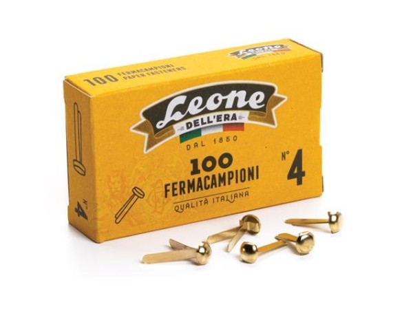FERMACAMPIONI NUMERO 4 100pz 20mm