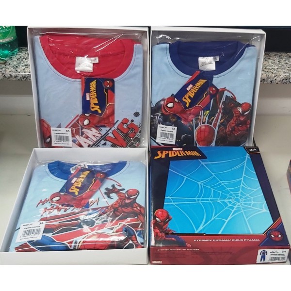 PIGIAMA CALDO COTONE SPIDERMAN 0087