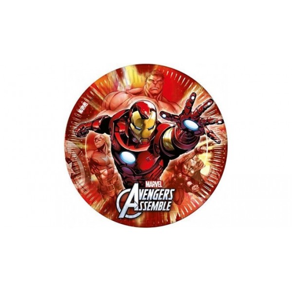 PIATTI AVENGERS 23CM 8PZ 126851