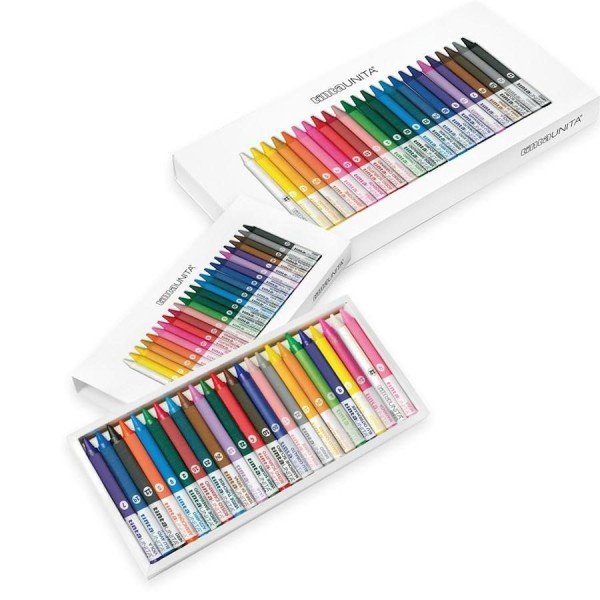 PASTELLI A CERA 24 COLORI TINTAUNITA