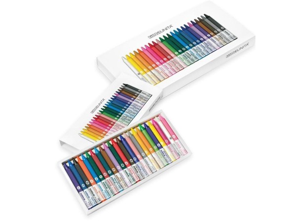 PASTELLI A CERA 24 COLORI TINTAUNITA
