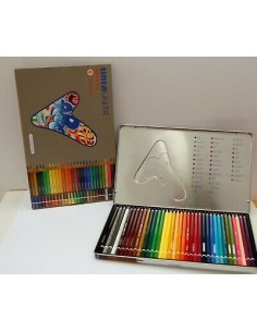 Pastelli Tinta Unita IN CONFEZIONE DI latta Metallo 36pz