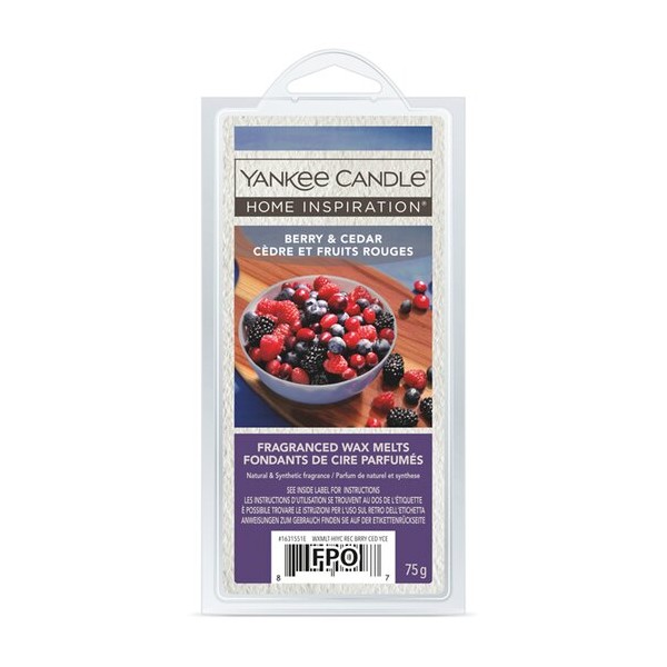 Yankee Candle BERRY & CEDAR MEDIUM - frutti di...