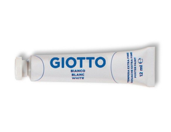 Tempera giotto 12ml n.01 BIANCO c.u.