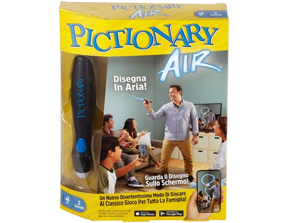 Mattel Games - Pictionary Air Gioco per Disegnare in Aria, Gioco per Famiglie, Lingua Italiana, 8+ Anni, GPR22