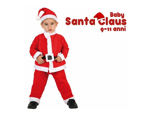 costume VESTITO NATALIZIO PER BAMBINO 9-11 ANNI