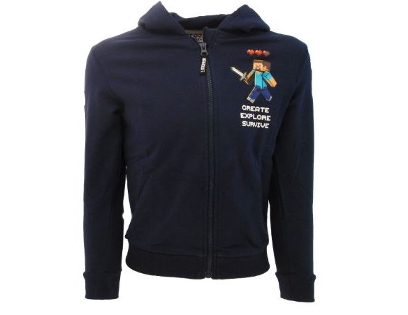 Felpa Minecraft - TAGLIA 6 ANNI UNICA MC16F.BN