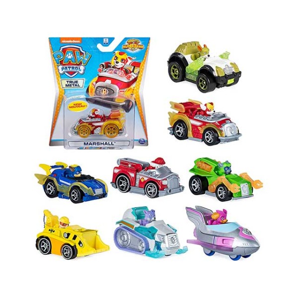 Paw Patrol- Veicolo die-cast True Metal da Paw...