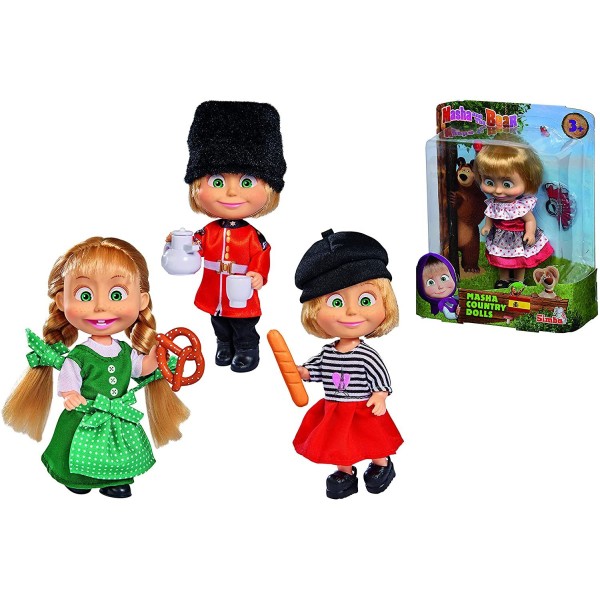 Bambola masha e orso country edition