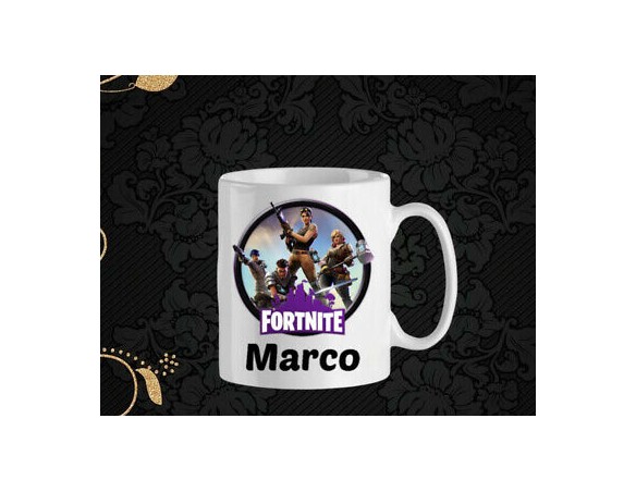 TAZZA FORTNITE CON NOME PERSONALIZZATO