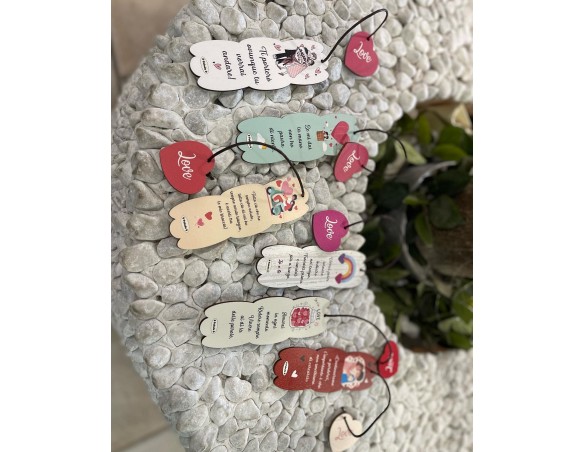 Segnalibro frase con pendaglio amore ( ideale per san valentino )