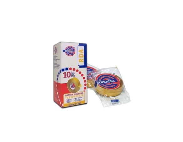 Nastro biadesivo trasparente EUROCEL RDA 700 15mm. x 10mt.