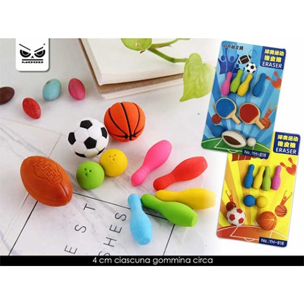 GOMMA GIOCO 8pz ST5865