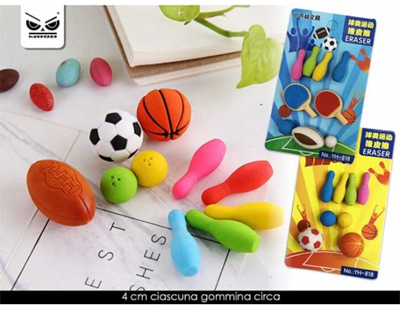 GOMMA GIOCO 8pz ST5865