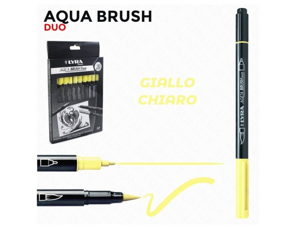 LYRA PENNARELLO AQUA BRUSH DUO GIALLO CHIARO
