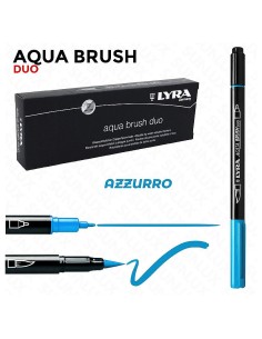 LYRA PENNARELLO AQUA BRUSH DUO AZZURRO