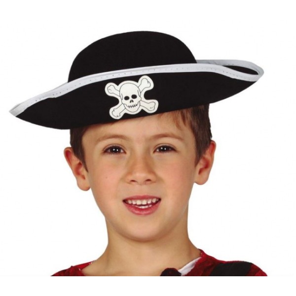 CAPPELLO PIRATA FELTRO BAMBINO