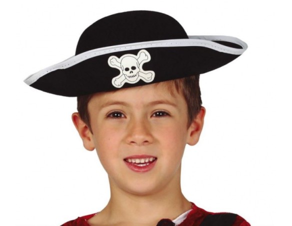 CAPPELLO PIRATA FELTRO BAMBINO