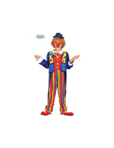 Costume Vestito bambino carnevale clown pagliaccio